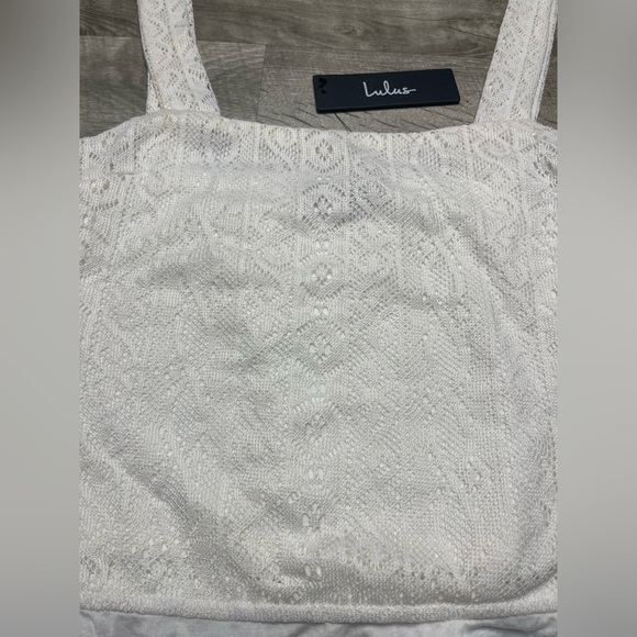 Lulu’s White Sleeveless Bodysuit - Picture 3 of 8